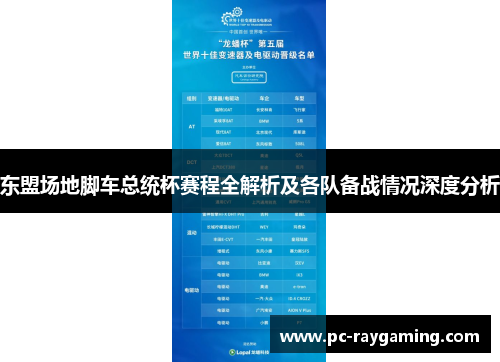 东盟场地脚车总统杯赛程全解析及各队备战情况深度分析